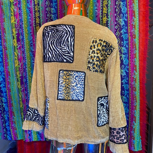 Designer Patchwork Jacket - Picture 3 of 4